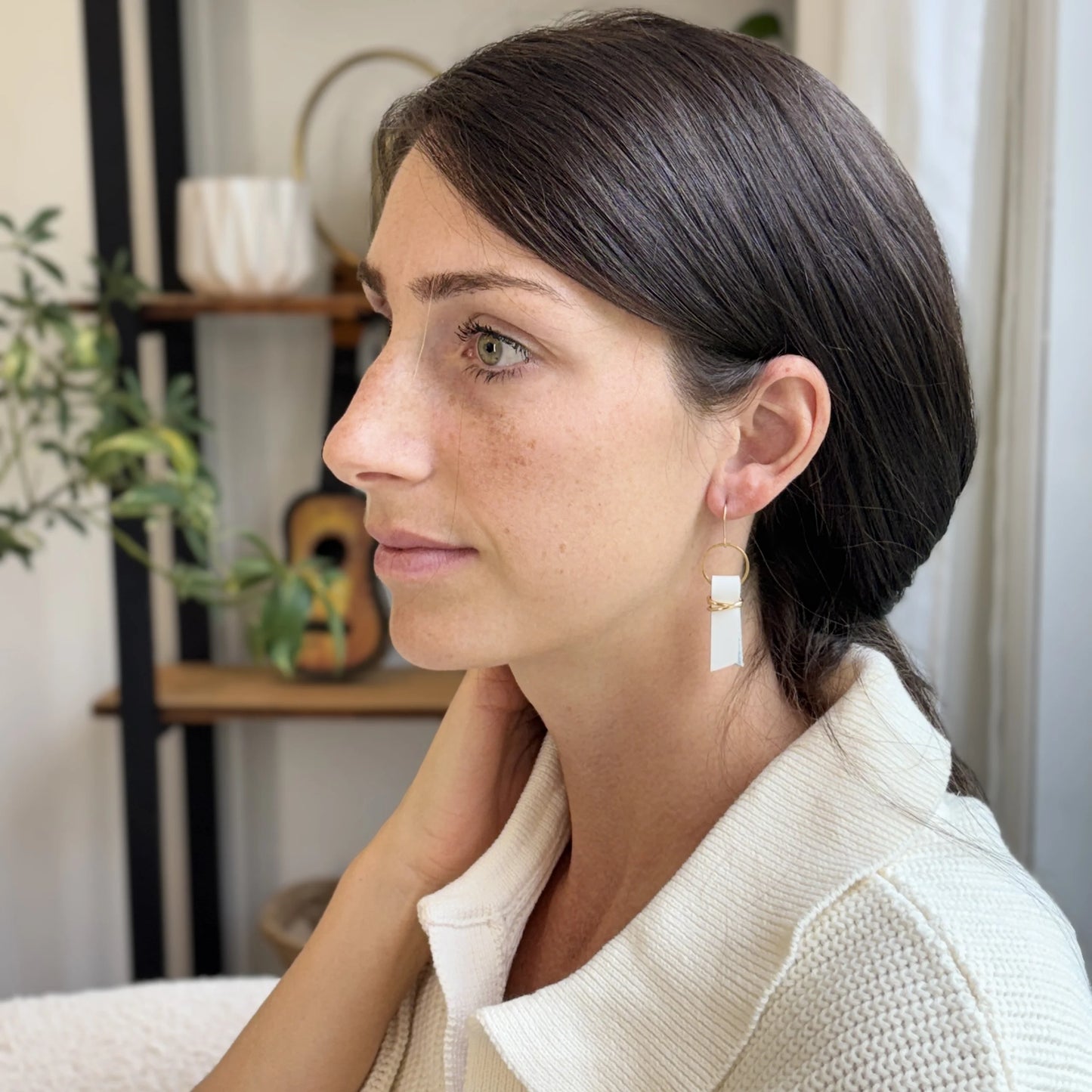 Off-White Tethered Home Earrings