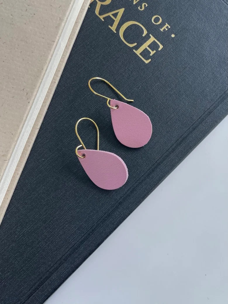 Dusty Mauve Mini Teardrops