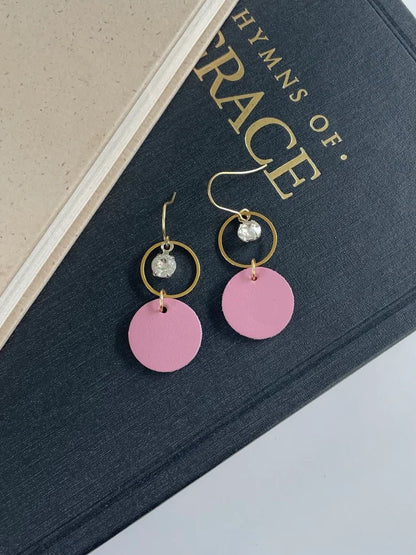 Dusty Mauve Serene Drop Earrings