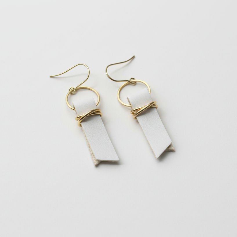 Off-White Tethered Home Earrings