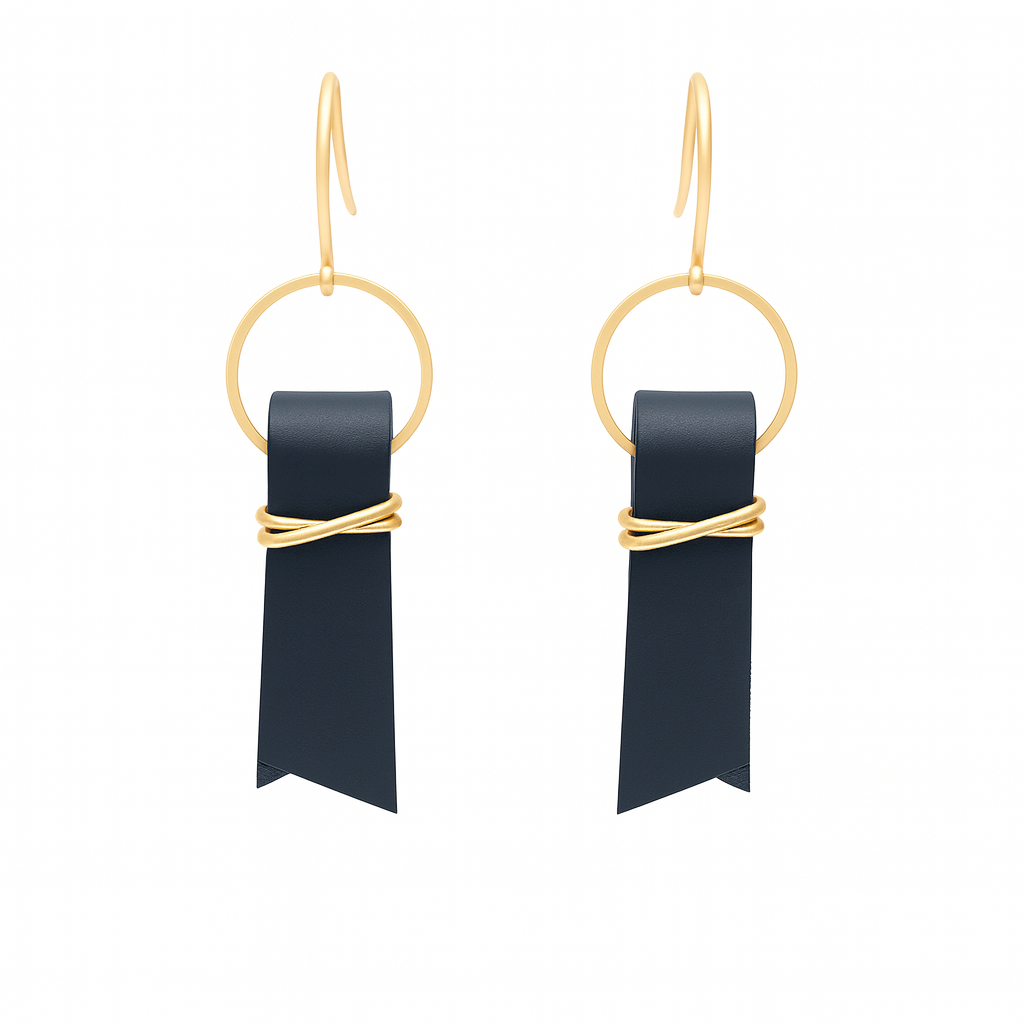 Inkwell Tethered Home Earrings by Forever Dwelling
