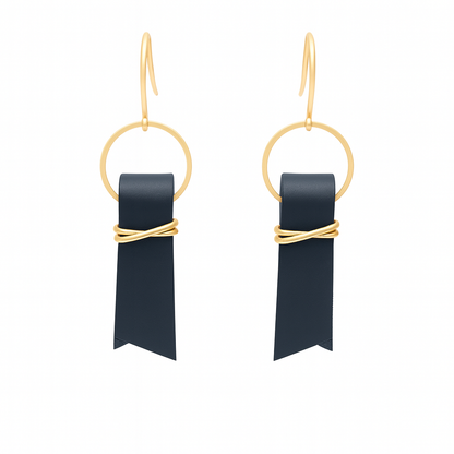Inkwell Tethered Home Earrings by Forever Dwelling
