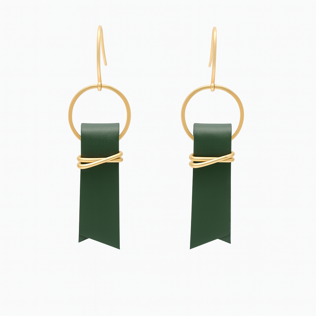 Forest Tethered Home Earrings by Forever Dwelling